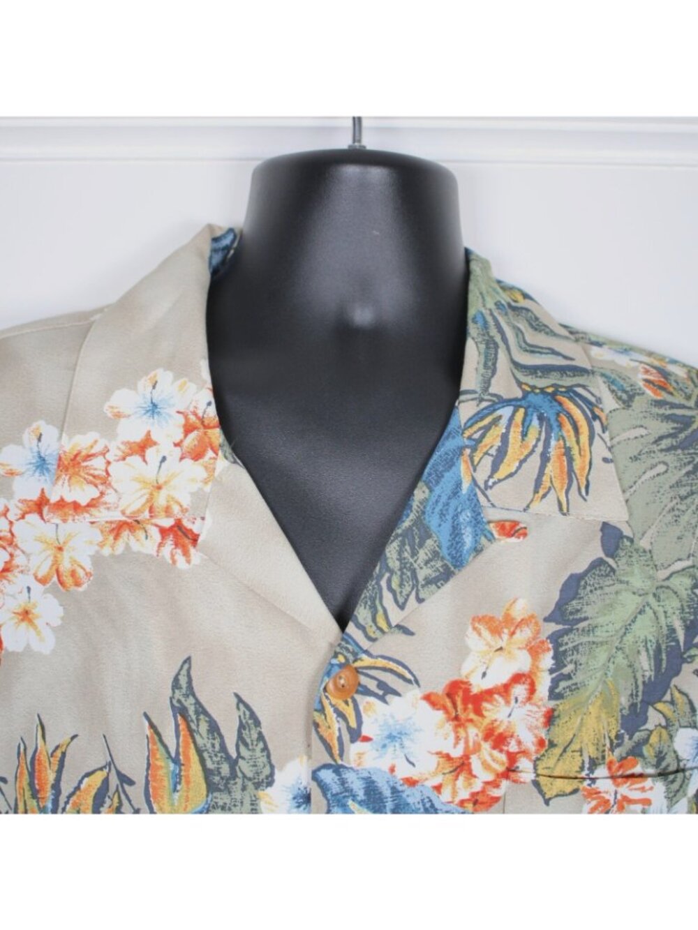 Toes On The Nose Hawaiian Leis Palm Aloha Camp Shirt Mens XXL 2XL Button Up Down - Picture 3 of 12